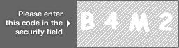 captcha code for visual authentication  letter B number 4 letter M number 2