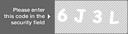 captcha code for visual authentication  number 6 letter J number 3 letter L