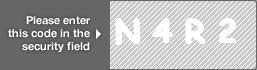 captcha code for visual authentication  letter N number 4 letter R number 2