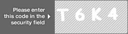 captcha code for visual authentication  letter T number 6 letter K number 4