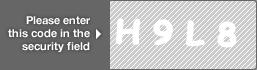 captcha code for visual authentication  letter H number 9 letter L number 8
