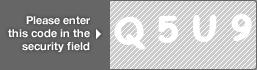 captcha code for visual authentication  letter Q number 5 letter U number 9