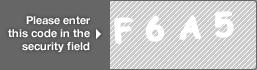 captcha code for visual authentication  letter F number 6 letter A number 5