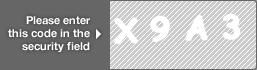 captcha code for visual authentication  letter X number 9 letter A number 3