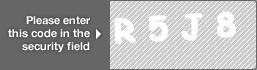 captcha code for visual authentication  letter R number 5 letter J number 8