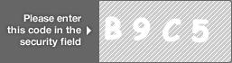 captcha code for visual authentication  letter B number 9 letter C number 5