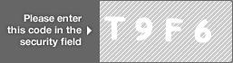 captcha code for visual authentication  letter T number 9 letter F number 6