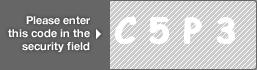 captcha code for visual authentication  letter C number 5 letter P number 3
