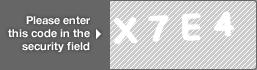 captcha code for visual authentication  letter X number 7 letter E number 4
