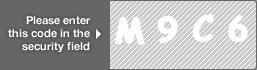 captcha code for visual authentication  letter M number 9 letter C number 6