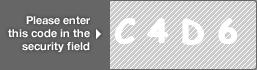 captcha code for visual authentication  letter C number 4 letter D number 6