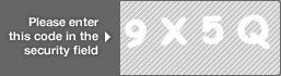captcha code for visual authentication  number 9 letter X number 5 letter Q