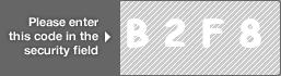 captcha code for visual authentication  letter B number 2 letter F number 8