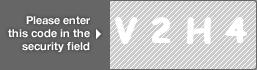 captcha code for visual authentication  letter V number 2 letter H number 4