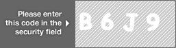 captcha code for visual authentication  letter B number 6 letter J number 9