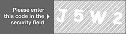 captcha code for visual authentication  letter J number 5 letter W number 2