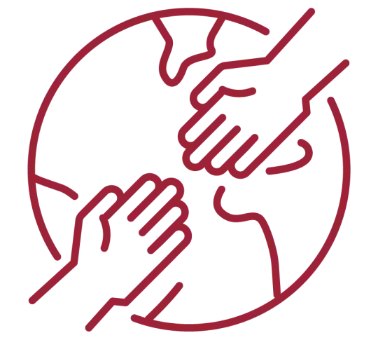 Hand holding icon