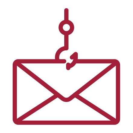 letter on a hook icon