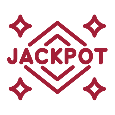 jackpot with sparkles icon