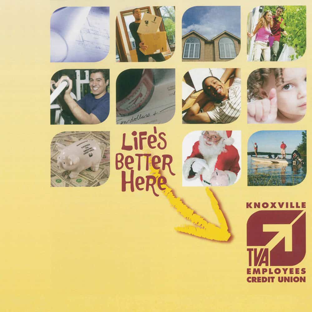 A brochure showing additional counties served.