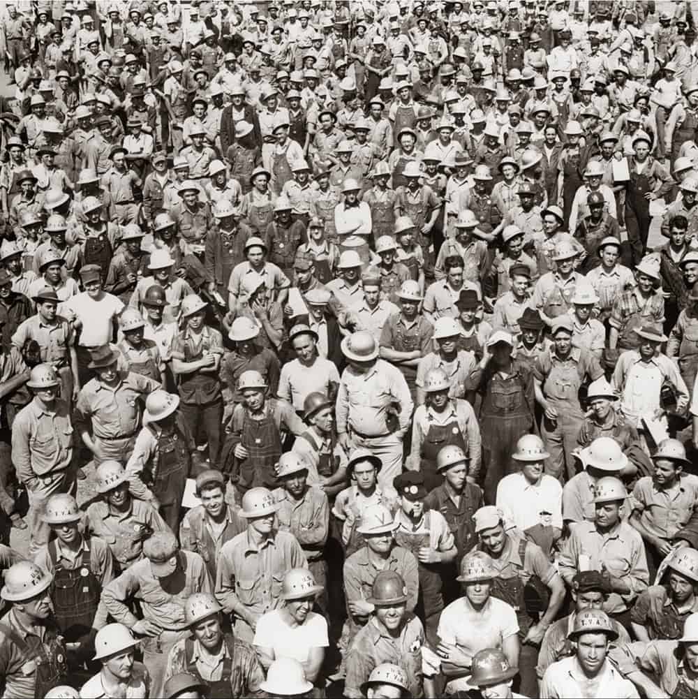 A large group of members in 1935.