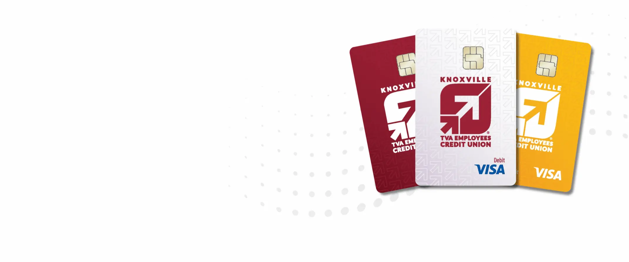 KTVAECU Debit and Credit cards with confetti shooting out in front of them
